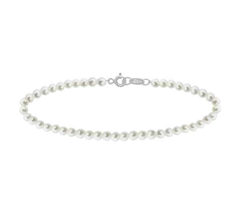 ZILIA White Ghost Pearl Silver 925 Bracelet