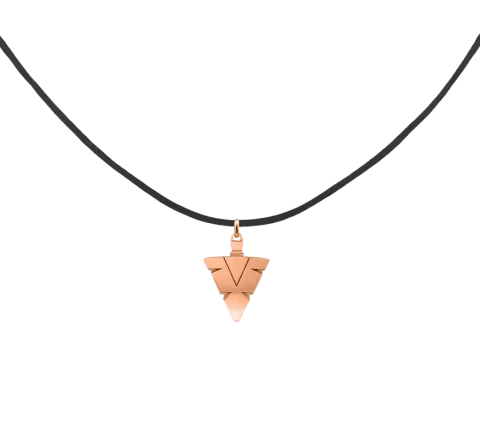 ZILIA Men Arrow Gold 14K Necklace