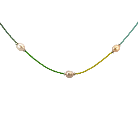 ZILIA Green Serenity Silver 925 Necklace