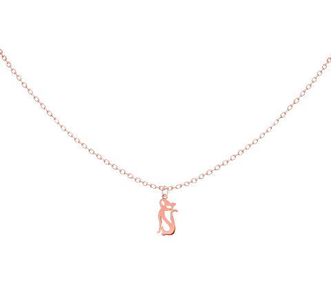 ZILIA Cat Contour Gold 14K Necklace