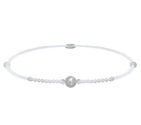 ZILIA Pearly Gemstone Silver 925 Bracelet