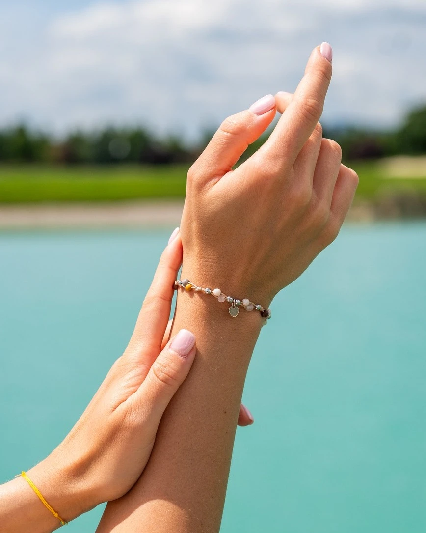 ZILIA Macrame Earth Love Silver 925 Bracelet