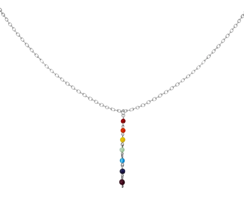 ZILIA 7-Chakra Silver 925 Necklace
