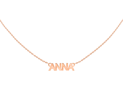 ZILIA My Name Gold 14K Necklace