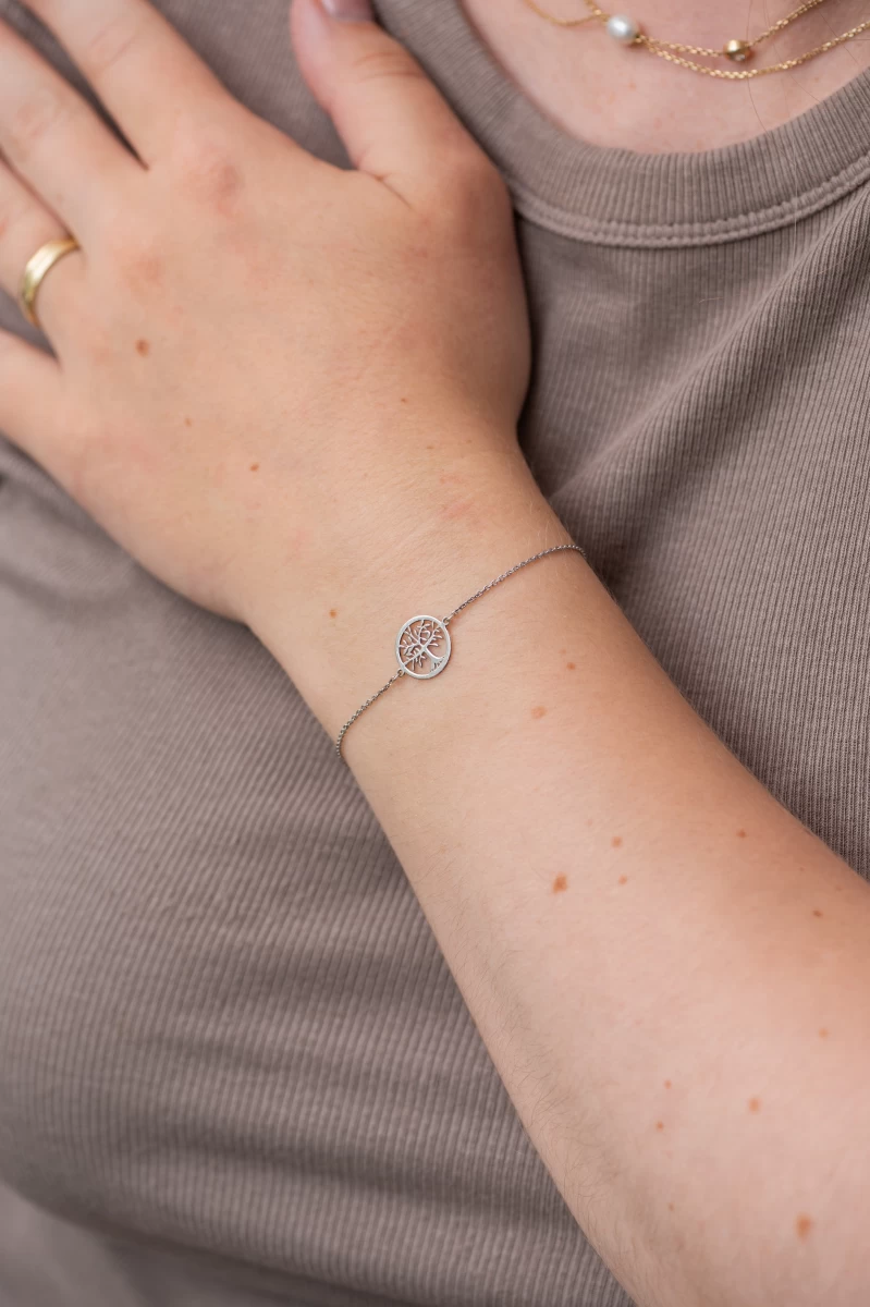 Tree of Life Silver Bracelet