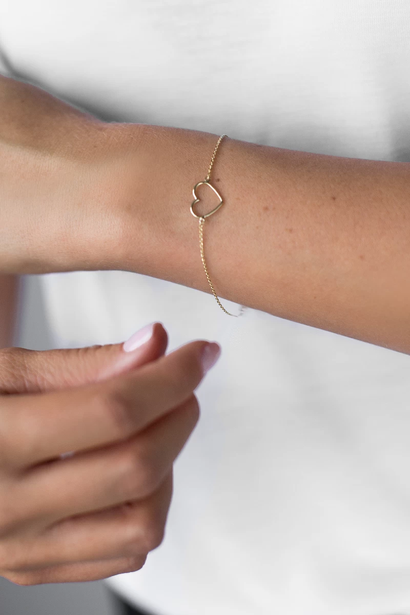 ZILIA Contour Heart Silver 925 Bracelet