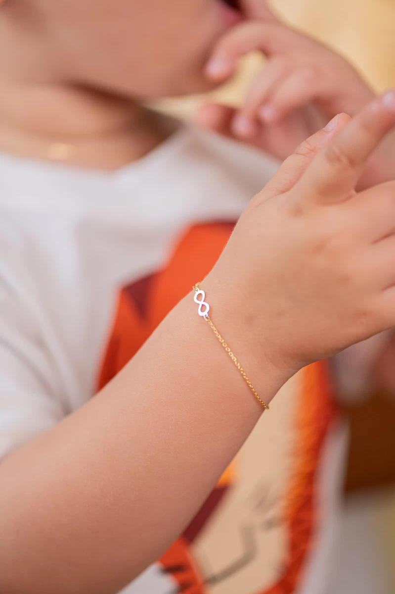 Zilia Infinity Baby Gold 14K Bracelet