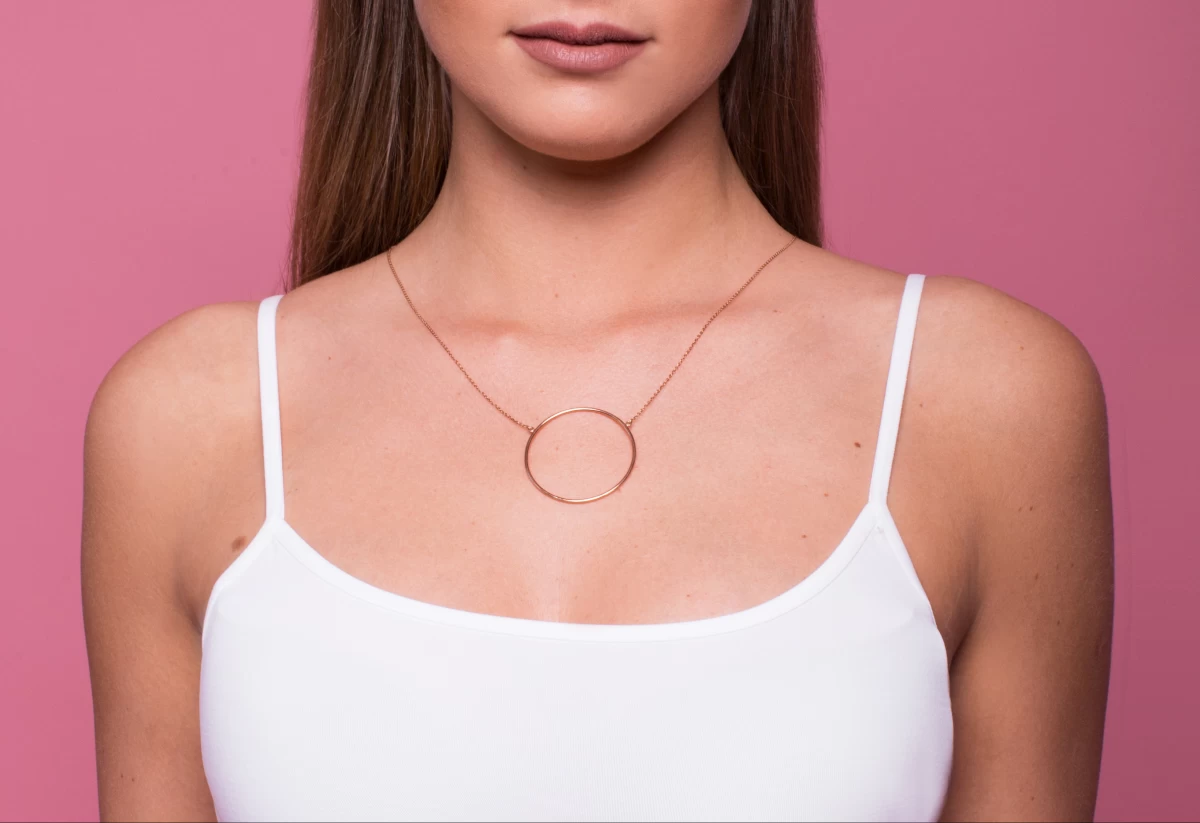 ZILIA Big Circle Silver 925 Necklace