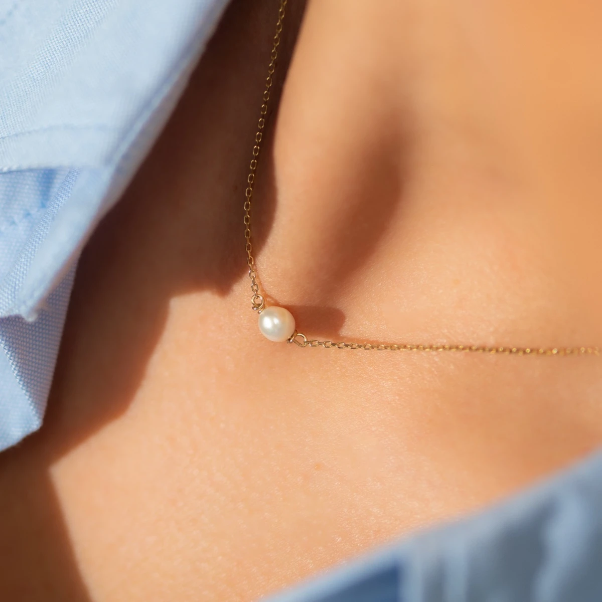 Genuine Pearl Sterling Silver 925 Necklace