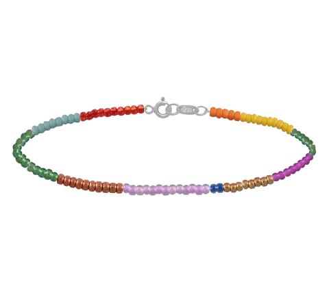 ZILIA Symbol Rainbow Silver 925 Bracelet