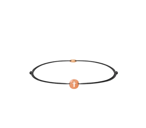 Zilia Cross Baby Gold 14K Thread Bracelet