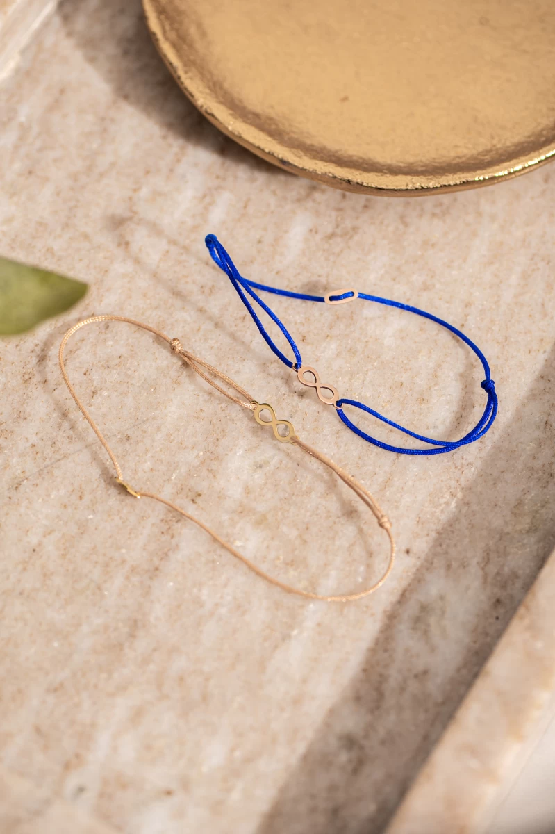 Zilia Infinity Baby Gold 14K Thread Bracelet