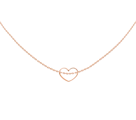 ZILIA Daisy Heart Gold 14K Necklace
