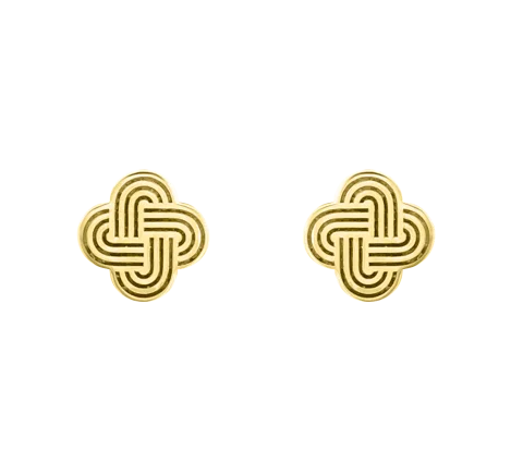 ZILIA Solomon Knot Gold 14K Earrings