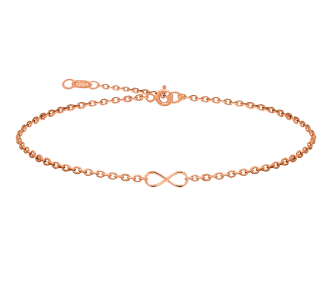 Zilia Infinity Gold 14k Anklet
