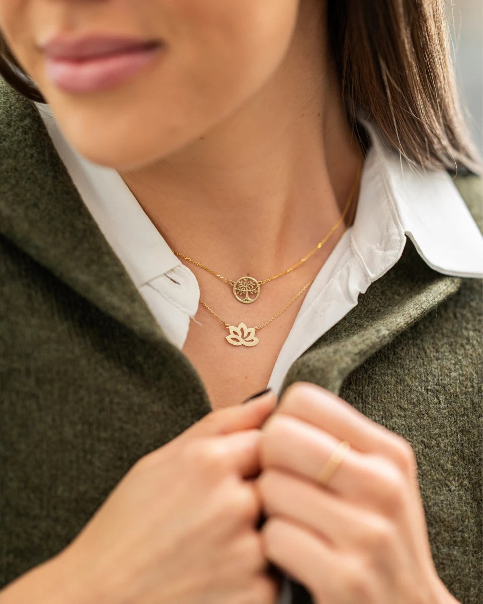 ZILIA Lotus Silver 925 Necklace