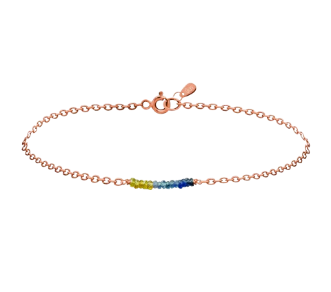 ZILIA Rayfield Sapphire Gold 14K Bracelet
