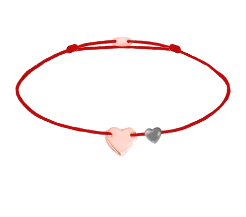 ZILIA Heart Gold 14K Thread Bracelet