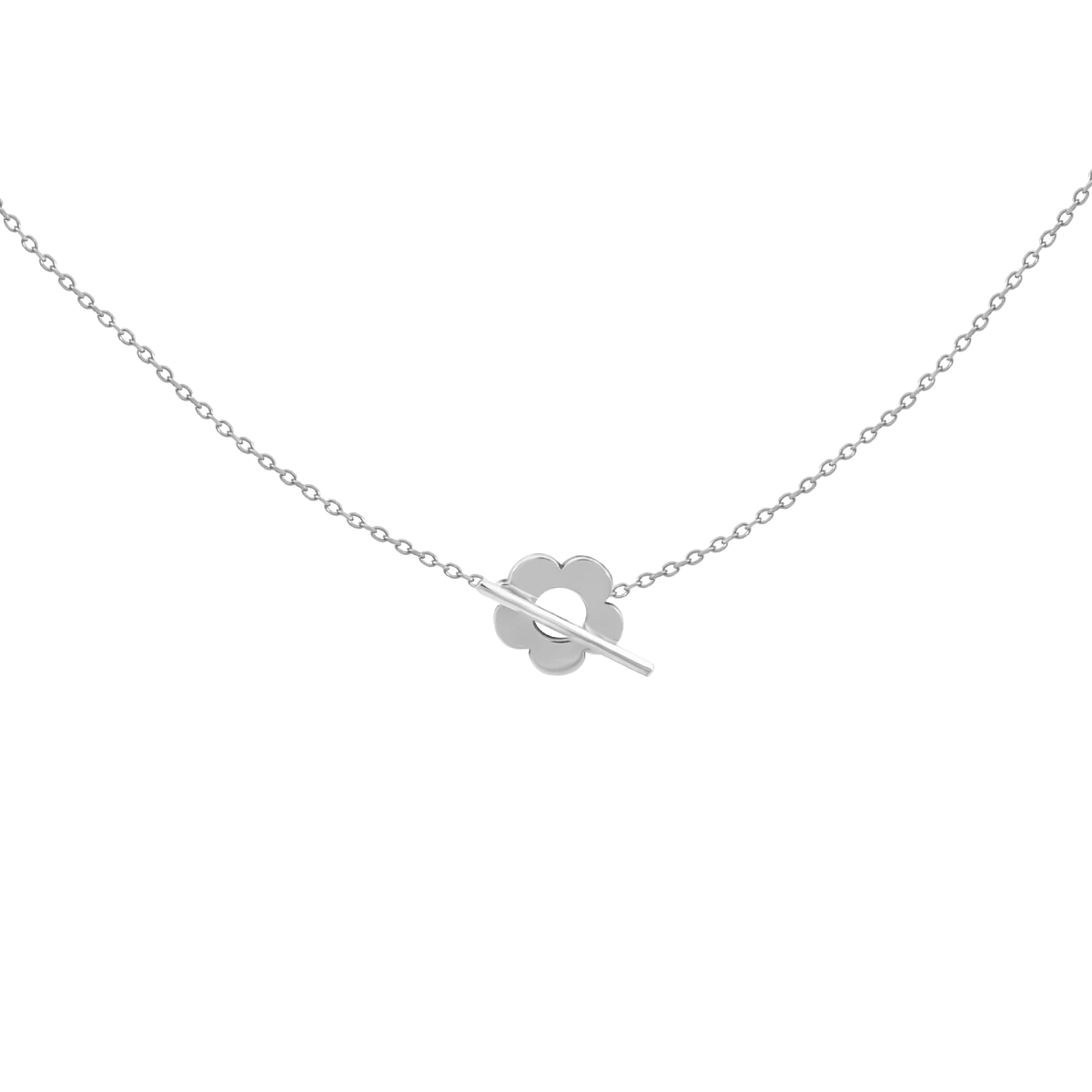 Flower Silver 925 Necklace