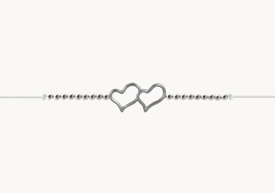 ZILIA Bracelet Double Belle Heart Silver 925