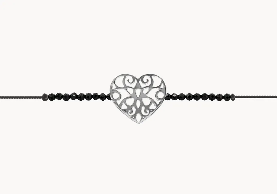 ZILIA Bracelet Heart Vintage Silver 925