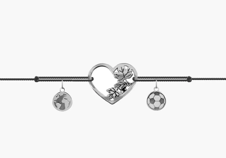 ZILIA Bracelet Heart with Autumn Silver 925